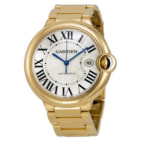 cartier gold and silver watch|cartier 18k gold watch models.